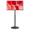 와이드뷰 FHD QLED 블랙에디션 유압식 높이조절 스마트 이동식 TV, GTWV320FHDQ(TV), EKWBYME78B(스탠드), 고객직접설치, 이동형 스탠드, 81cm(32인치)