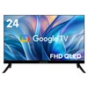 와이드뷰 FHD QLED 구글 스마트TV 블랙, EKW24FQADC, 고객직접설치, 스탠드형, 60cm(24인치)