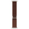 Apple 정품 애플워치 알파인 루프, 버건디 / 내추럴 티타늄, 49mm, Large, 1개