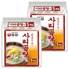농심 사리곰탕면 110g, 10개