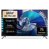 더함 4K UHD QLED 스마트 MiniLED TV 120Hz 방문설치, 191cm(75인치), UA751MINILED Google5.0 N9GP, 무타공 벽걸이형(추가비용발생)