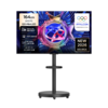 TCL 아이팔콘 4K QD Mini LED TV + 대형 무빙 스탠드 매트 블랙 세트, 65U95A(TV), MSD58B(스탠드), 방문설치, 이동형 스탠드, 164cm(65인치)