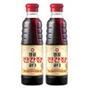 샘표 진간장 금F3, 500ml, 2개