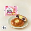 삼립 주종발효 카스타드 단팥빵, 105g, 1개입, 6개
