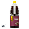 몽고식품 맛집 황금레시피 소갈비 앙념, 2kg, 2개