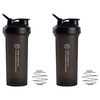 삼대오백 프리미엄 쉐이커 보틀, 블랙, 800ml, 2개