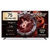 더함 4K UHD QD MINILED 288Hz 로컬디밍 돌비 AI 구글 5.0 스마트TV, 191cm(75인치), UA751MINILED N10S Google5.0 288Hz, 스탠드형, 방문설치