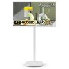 더함 CHIQ 4K UHD QLED DLG 120Hz 돌비 AI 스마트 구글5.0 TV + 이동식 스탠드 큐브 세트, 109cm(43인치), MSA11-241L-W, 이동형 스탠드, 고객직접설치
