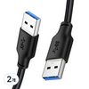케이블타임 USB3.0 A타입-A타입 연장 케이블 Max 5Gbsp CA10, 2개, 1m