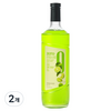 네이쳐티 zero 라임 시럽, 2개, 1L