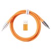 키크론 더블슬리브 Geek 8K Cable 오렌지, 1개, 1000mm