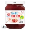 오뚜기 라이트 앤 조이 당을줄인 논산딸기쨈, 290g, 2개