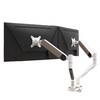 카멜 패브릭 마운트 듀얼 거치대 모니터암 CA3D, 화이트, 1개
