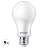 필립스 LED 벌브 12.2W 9290037943, 전구색, 5개