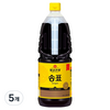 송표 몽고간장, 1.8L, 5개