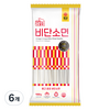 몽고 곰표 비단 소면, 900g, 6개