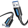 벤션 USB3.2 10Gbps USB AM to AF 초고속 연장케이블, 5개, 0.5m