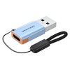 벤션 USB-A타입-C타입 10Gbps 스트랩 젠더 CUAH0, 26mm, 혼합색상, 1개
