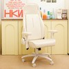 ZEROD 크리에이티브 소프 게이밍 의자, 아이보리 CHAIR