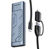 삼지 USB3.2 10Gbps M.2 NVMe SATA SSD 외장케이스, 1개, NVST42