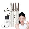 클리오 샤프 쏘 심플 워터프루프 펜슬라이너 0.14g, 11 뮤트그레이, 3개
