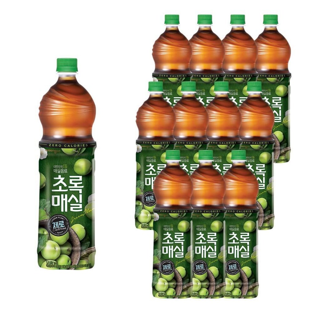 초록매실 제로, 1.5L, 12개 상세 이미지