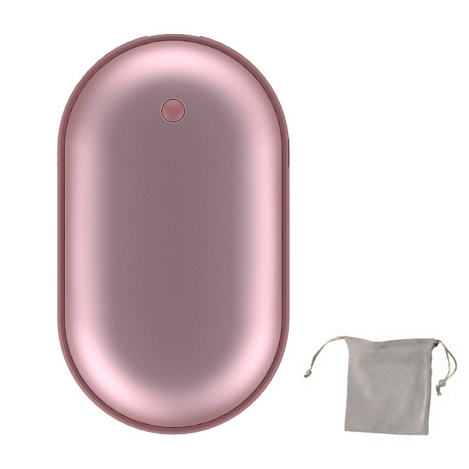 애니클리어 미니 조약돌 손난로 보조배터리 5000mAh+전용파우치
