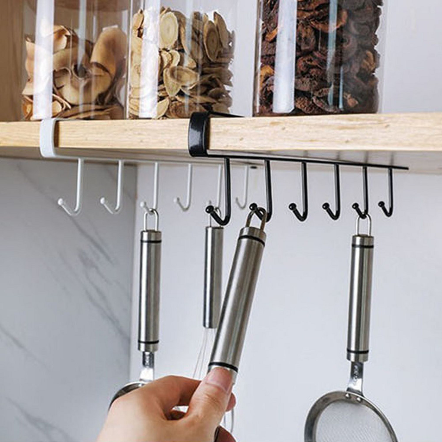 주방을 빛내는 마법! 심플 모던 다용도 주방 도구걸이로 효율적인 정리와 아름다운 인테리어를 동시에!