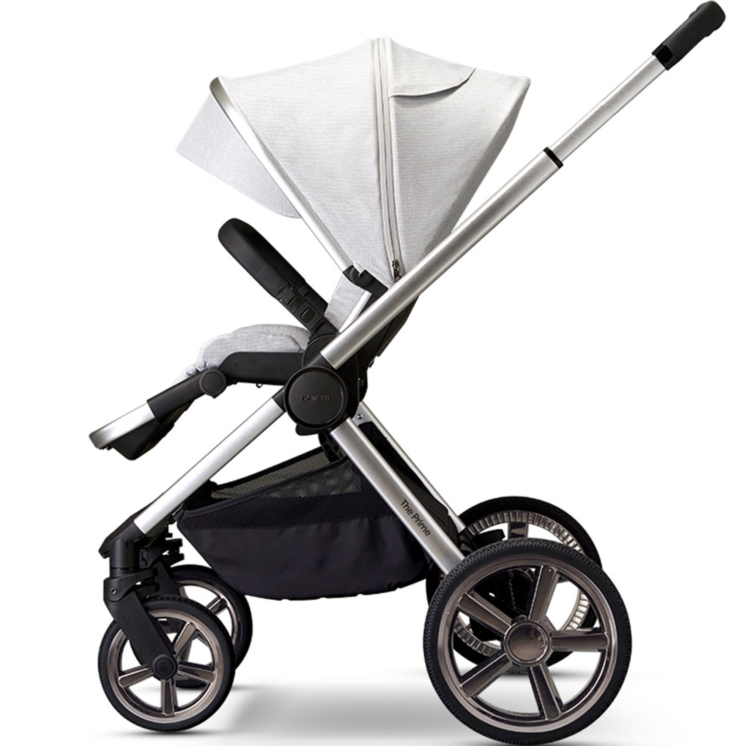 다이치 유아용 더 프라임 하이엔드 절충형 디럭스 유모차, 믹스 블랙