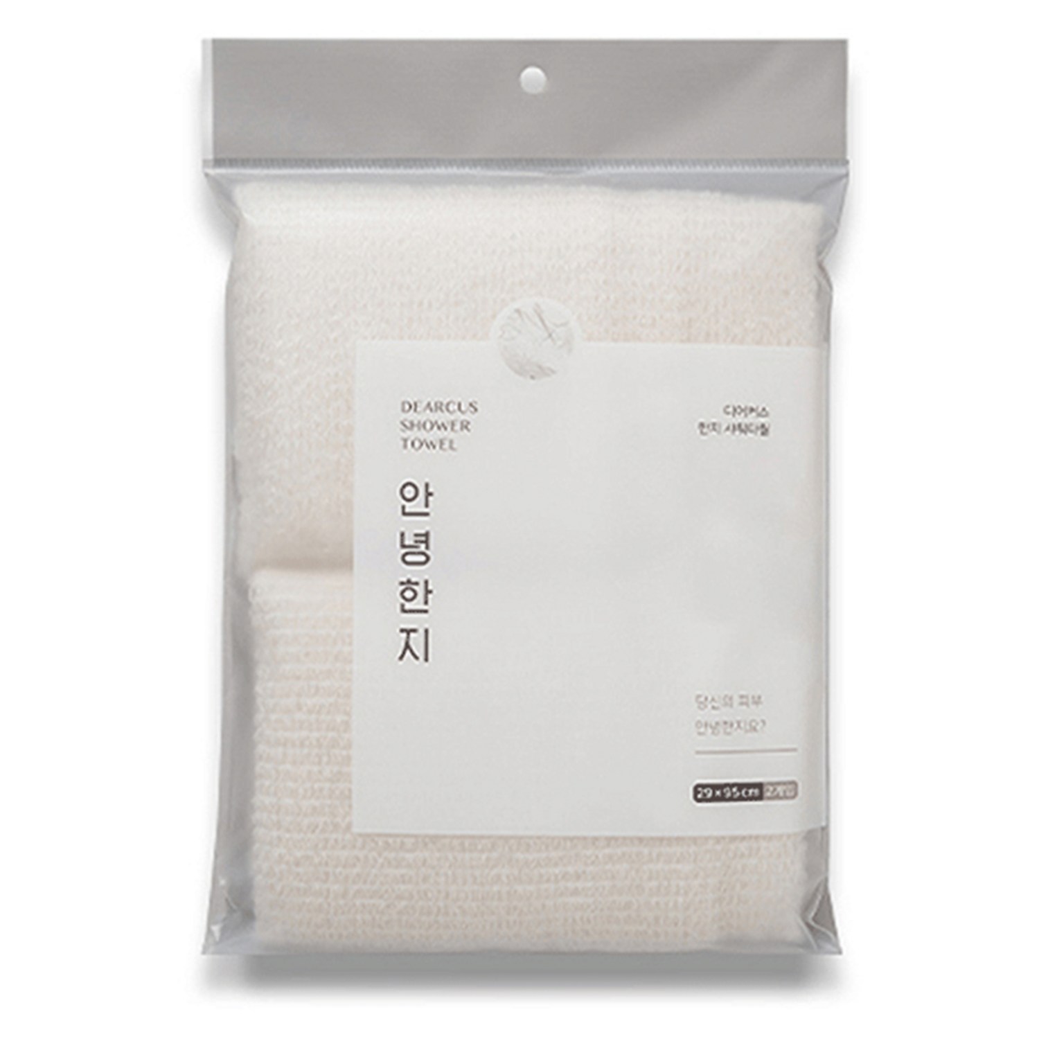 디어커스 안녕한지 샤워타월: 건강한 피부를 위한 완벽한 동반자 샤워타월