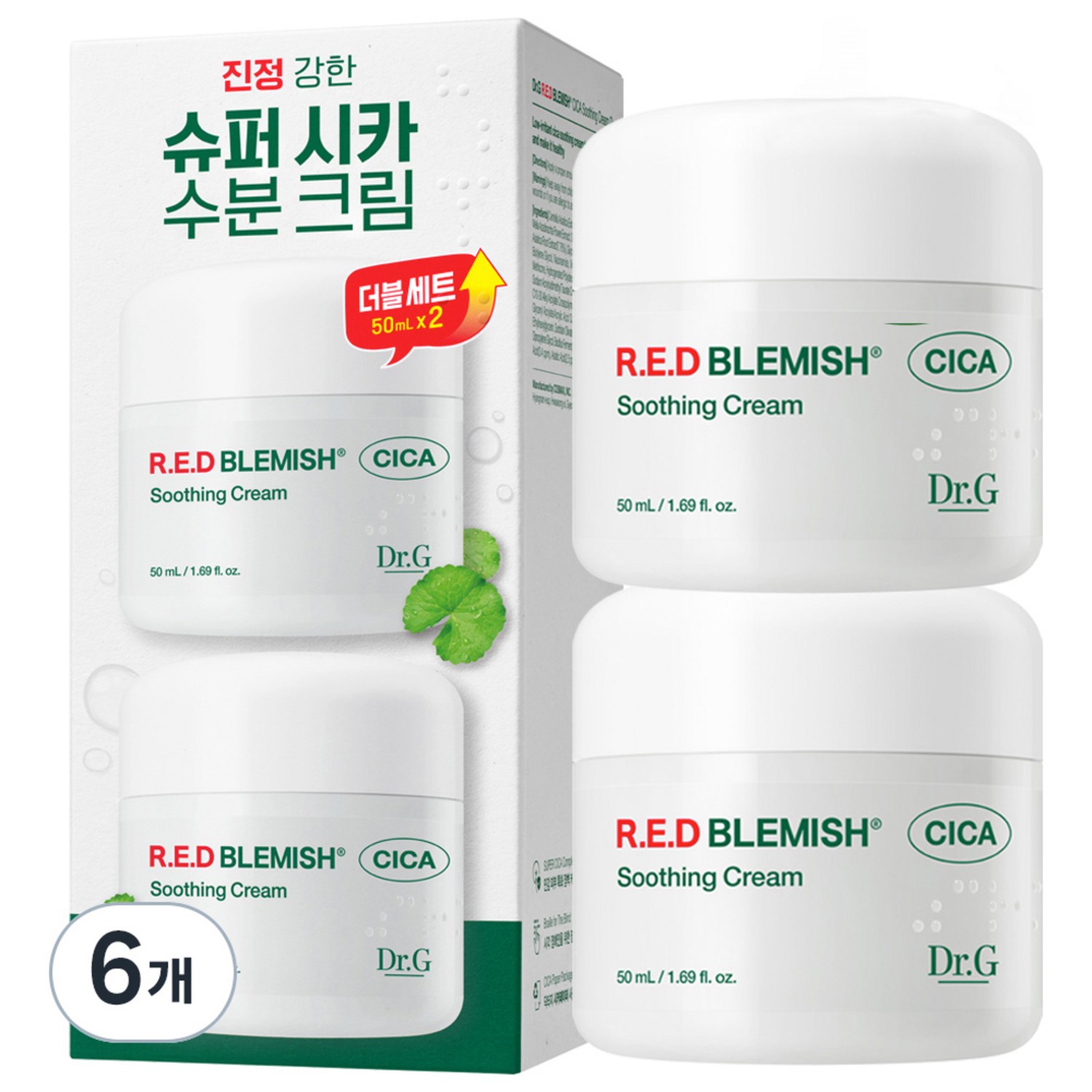 닥터지 레드 블레미쉬 시카 수딩 크림 듀오 기획세트, 50ml, 2개