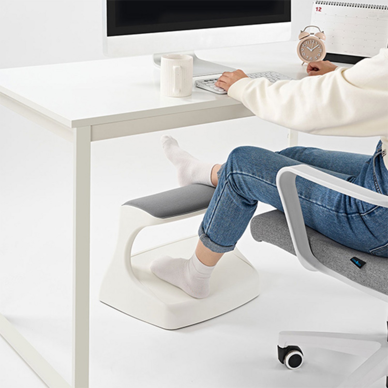 발 편안함을 선사하는 DSP PIO 2단 쿠션 발받침대