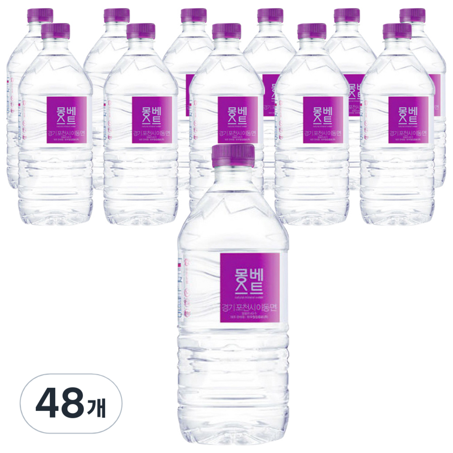 몽베스트 생수, 500ml, 40개