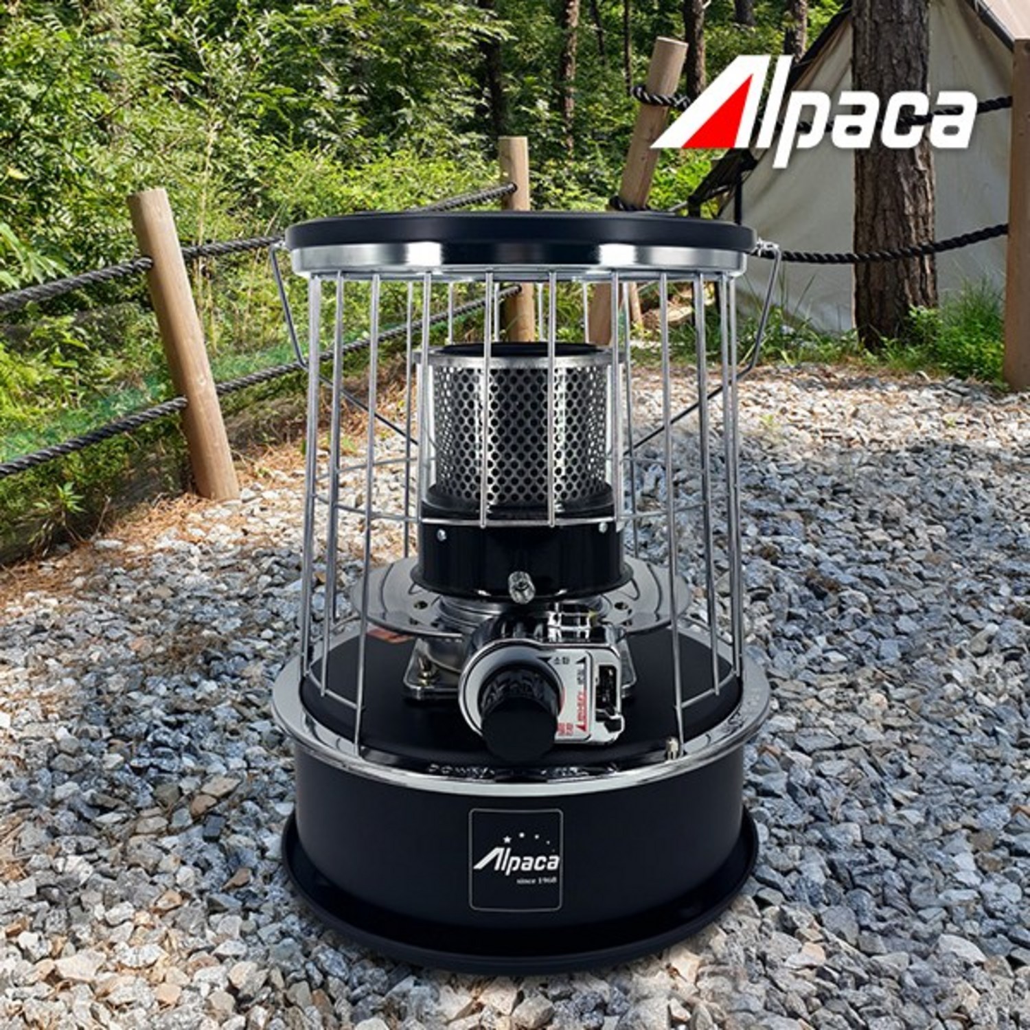 알파카 캠핑난로 TS-77S 블랙에디션으로 따뜻하고 안전한 캠핑을 즐기세요!