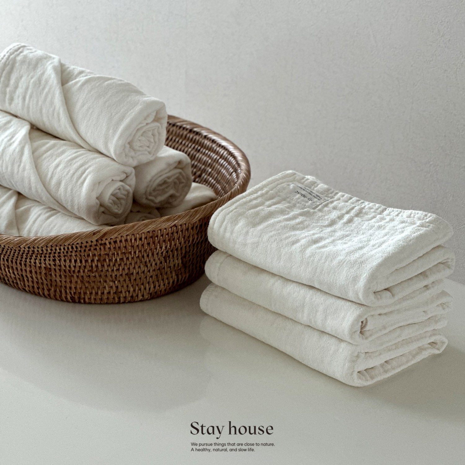 편안함과 위생을 동시에 갖춘 수건