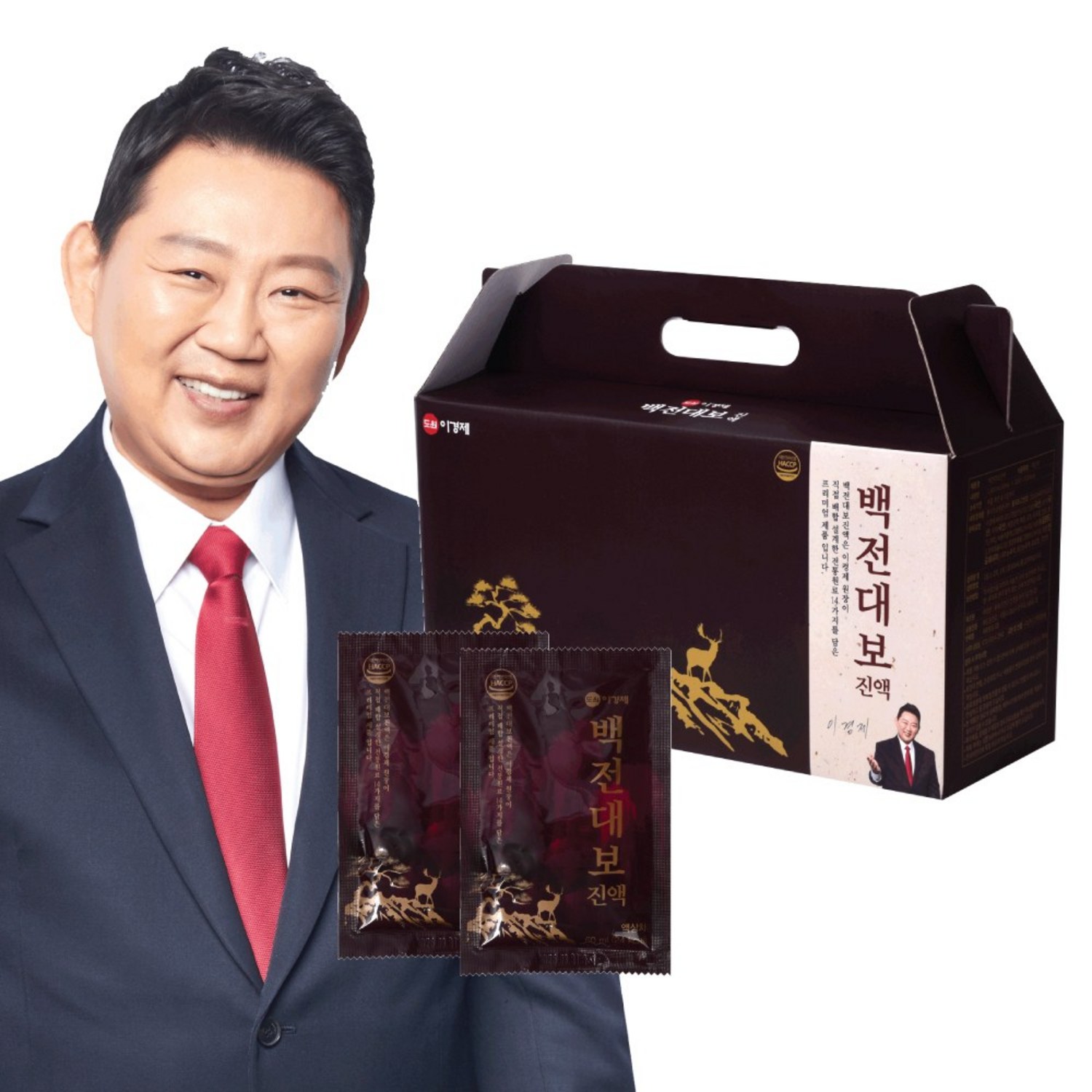 이경제 원장의 백전 대보진액 녹용 침향 12가지 한방원료 십전 액기스 건강즙 기력회복 이경재, 120개, 60ml