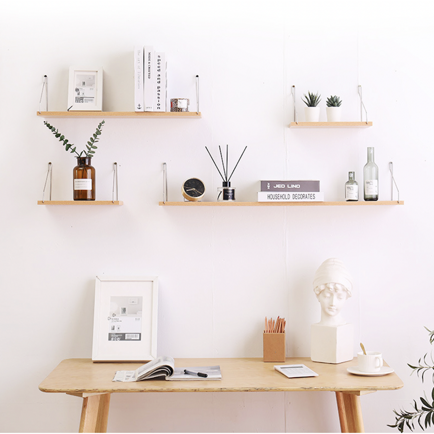 못 없이 뚝딱! 무타공 벽선반으로 좁은 공간을 넓게, 감성적인 공간을 손쉽게!