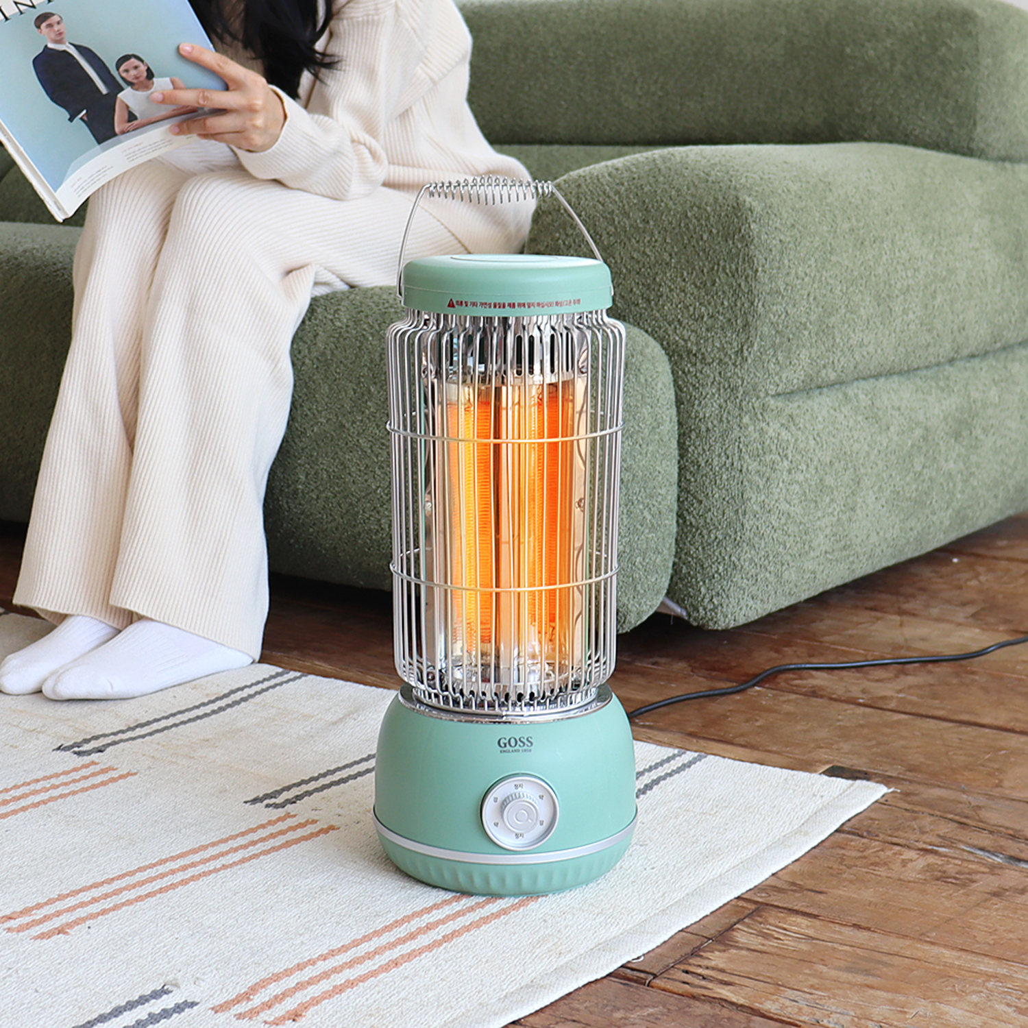 민트 감성 카본 히터: 포근함과 스타일을 겸비한 겨울 필수템