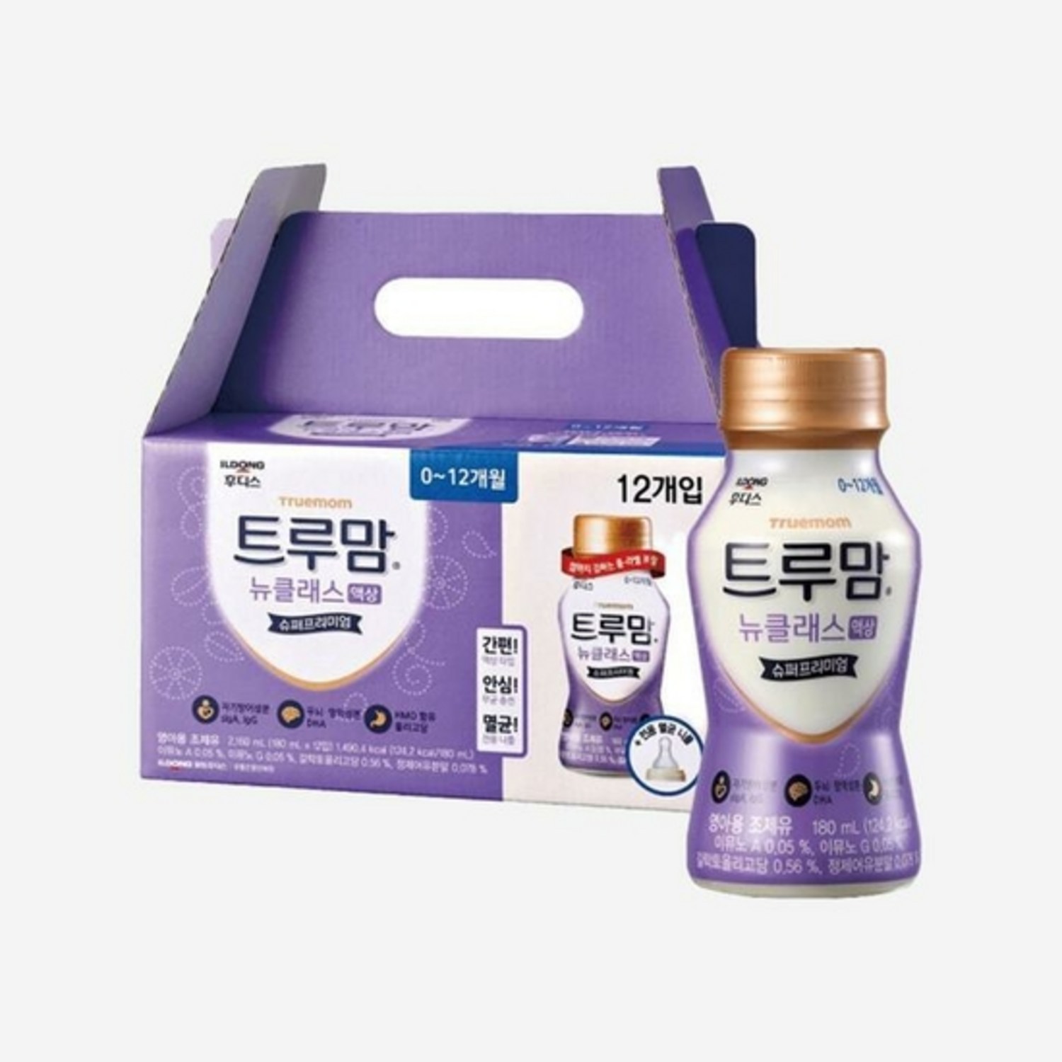 [KT알파쇼핑][엘루맘] 트루맘 뉴클래스 슈퍼프리미엄 액상 12입, 12개