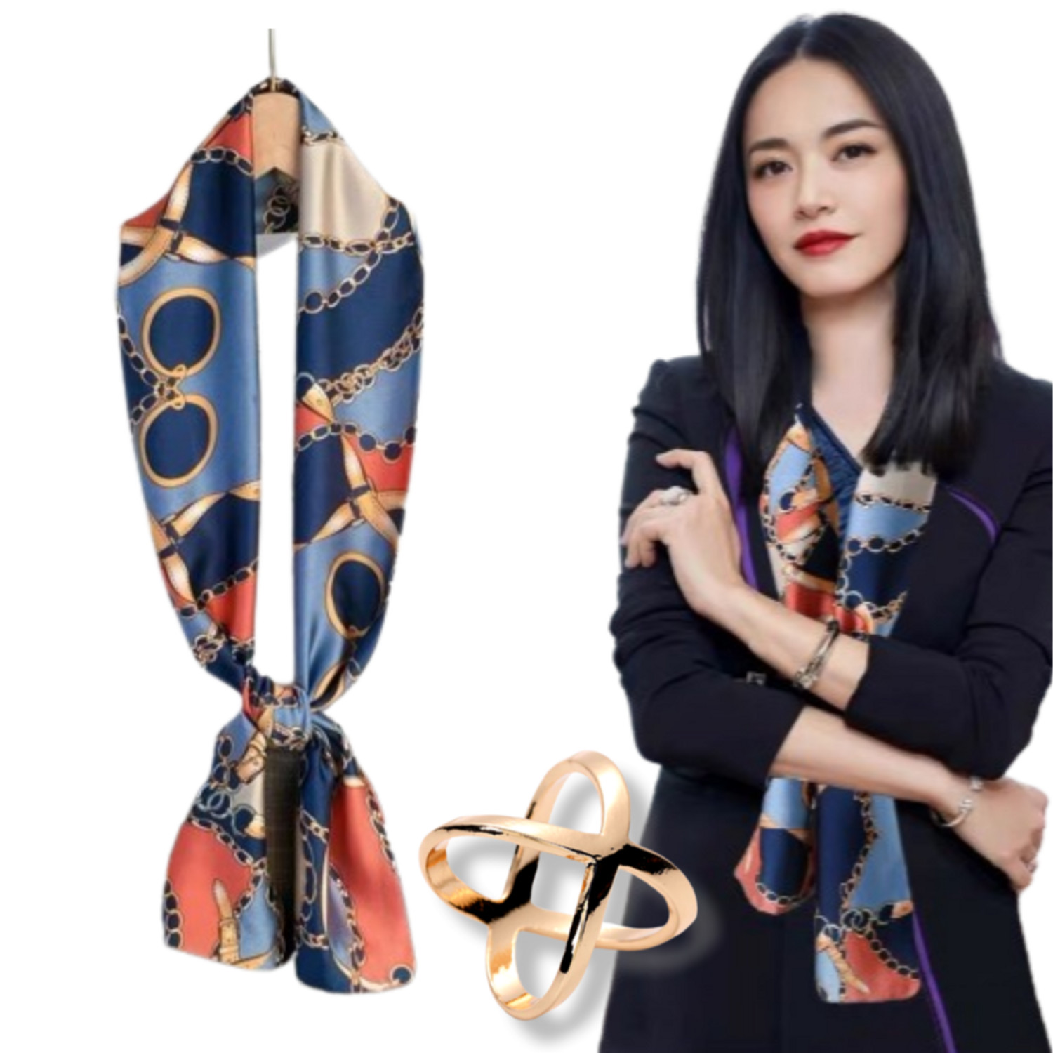 우아함과 가성비를 모두 잡는 닥터로렌 여성 롱 방도 스카프