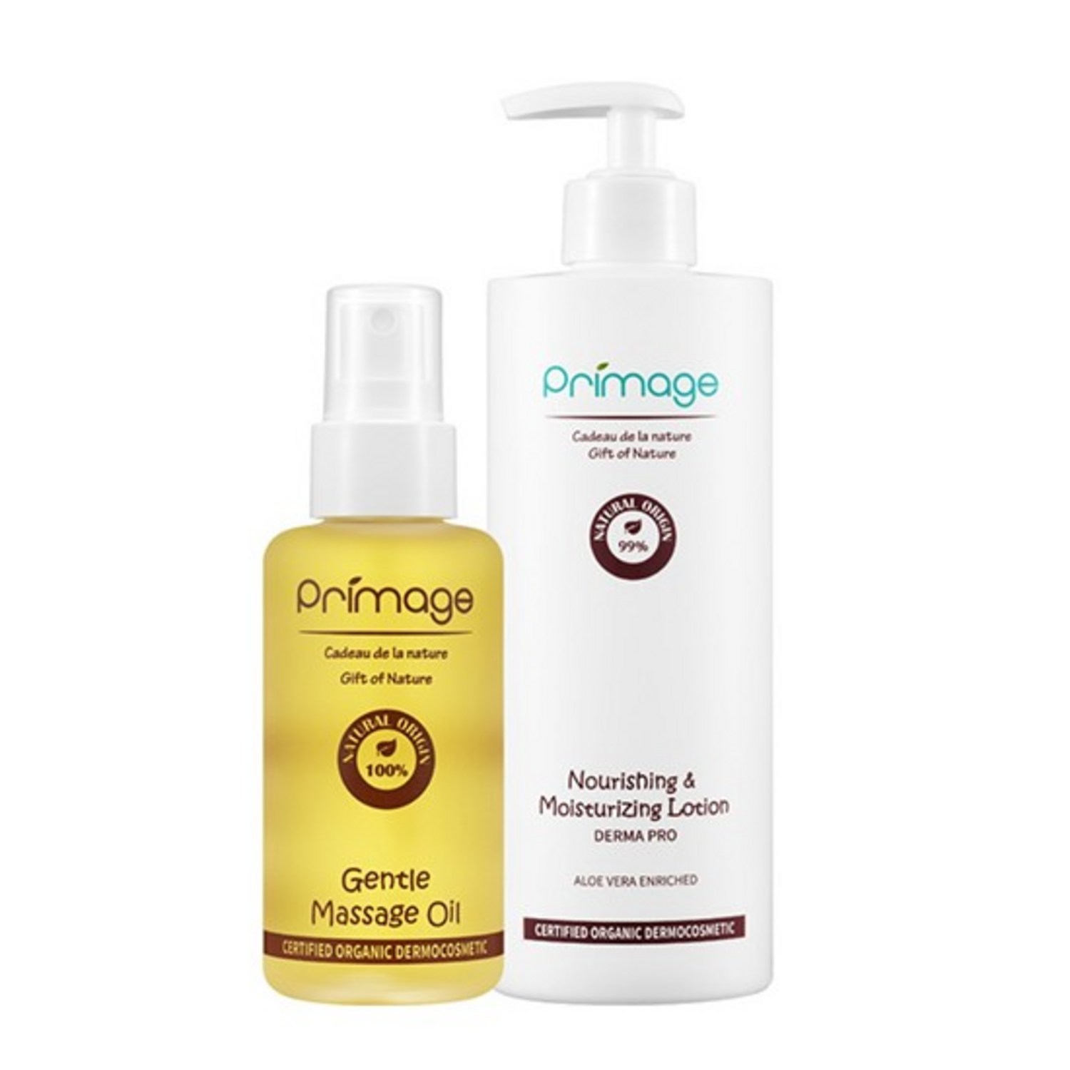 [당일출고] 쁘리마쥬 유기농 대용량 보습 관리 키트 (오일 100ml + 추가 없음) – 1개 쁘리마쥬바스