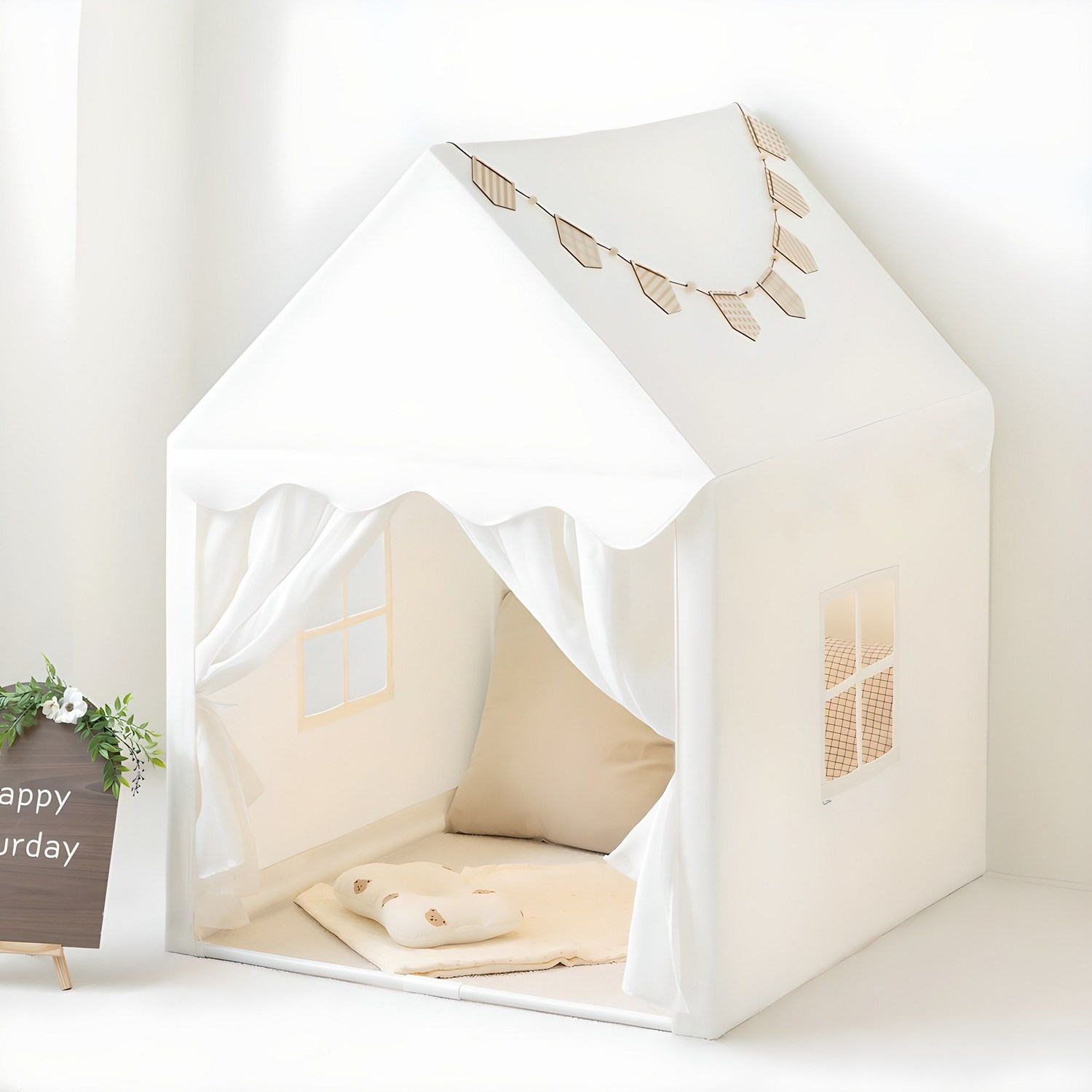 아기의 안전하고 재미있는 공간: 일루와 아기 항균 텐트 소개