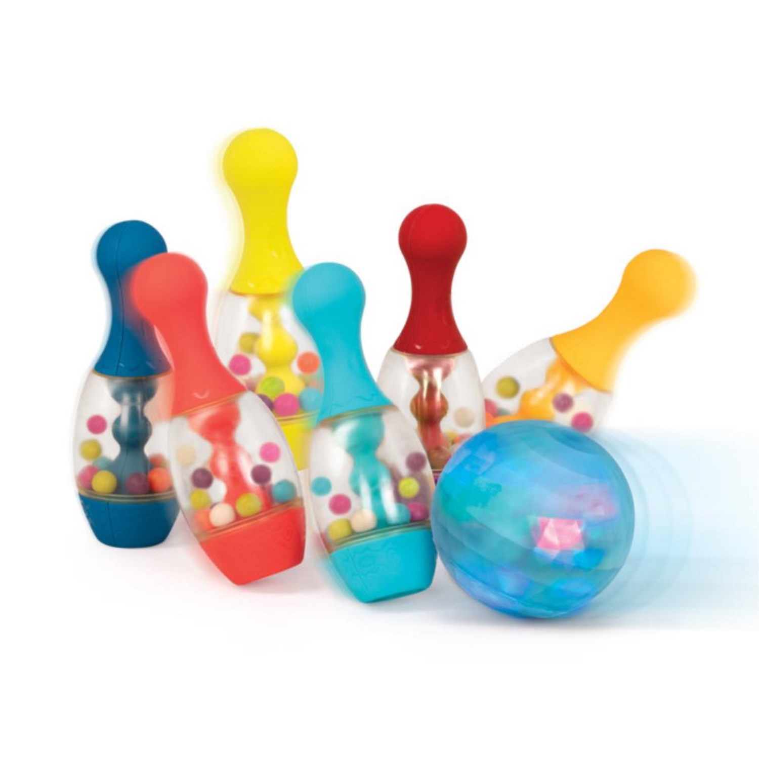 2살 실내놀이 빛나는공 볼링놀이 장난감 선물 아동 어린이집 유아체육교구, 1개