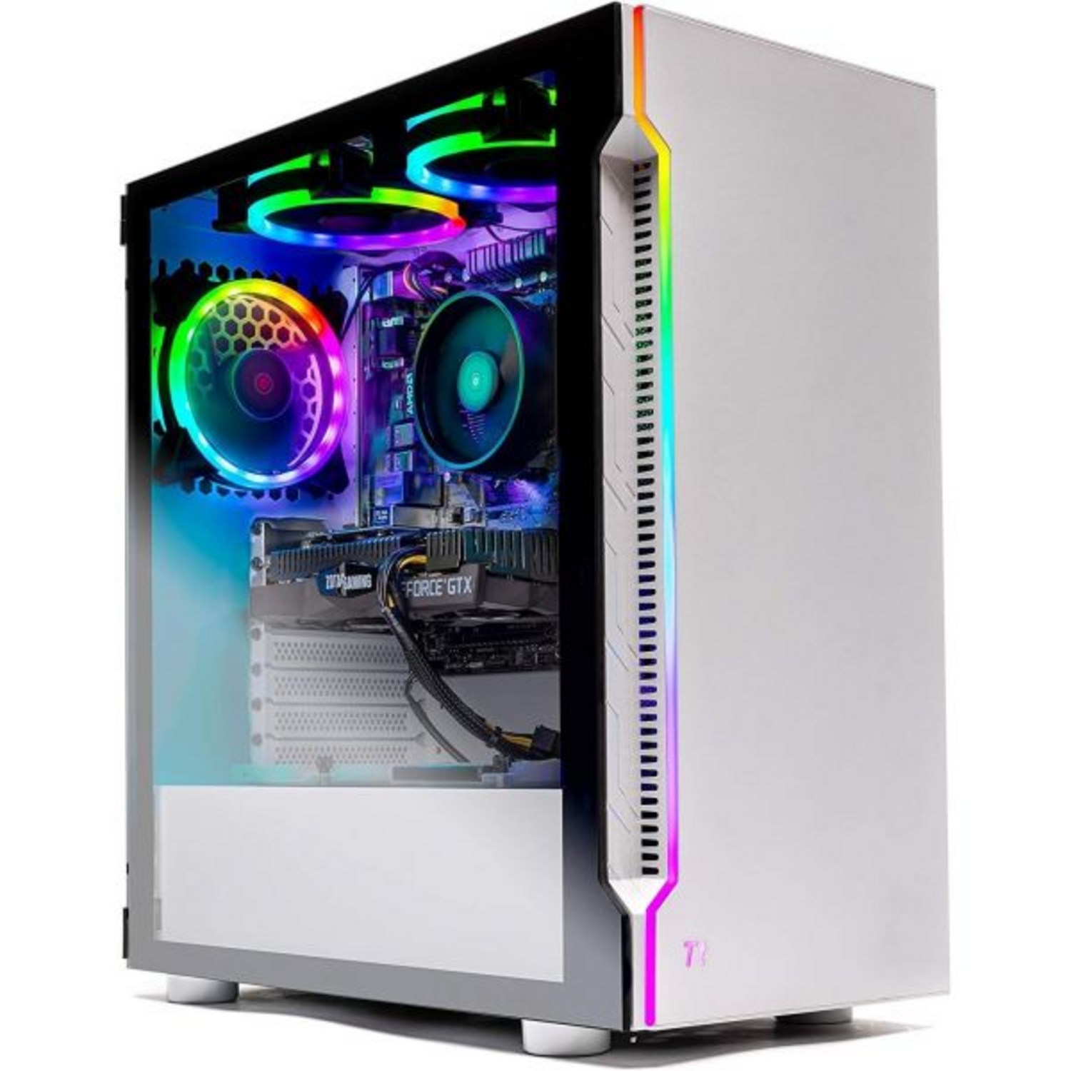 스카이테크 게이밍 프리즘 게이밍 PC Ryzen 7 7800X3D 4.2GHz RTX 4070 Ti 1TB NVME 32GB DDR5 RAM RGB 850W 골드 PS - 일체형PC | 쿠팡