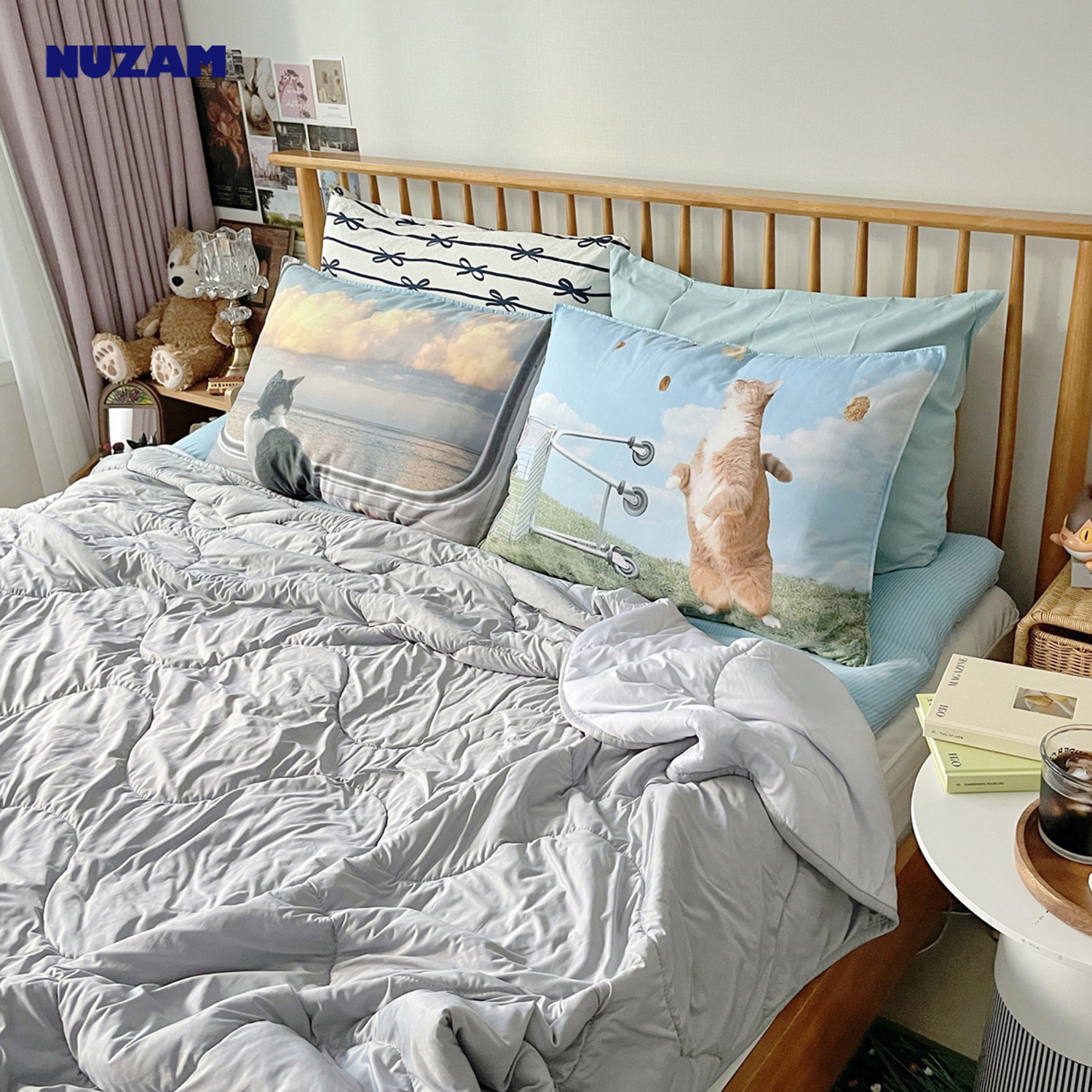 시원하고 안락한 여름 수면을 위한 누잠 쿨에어 안티버그 이불