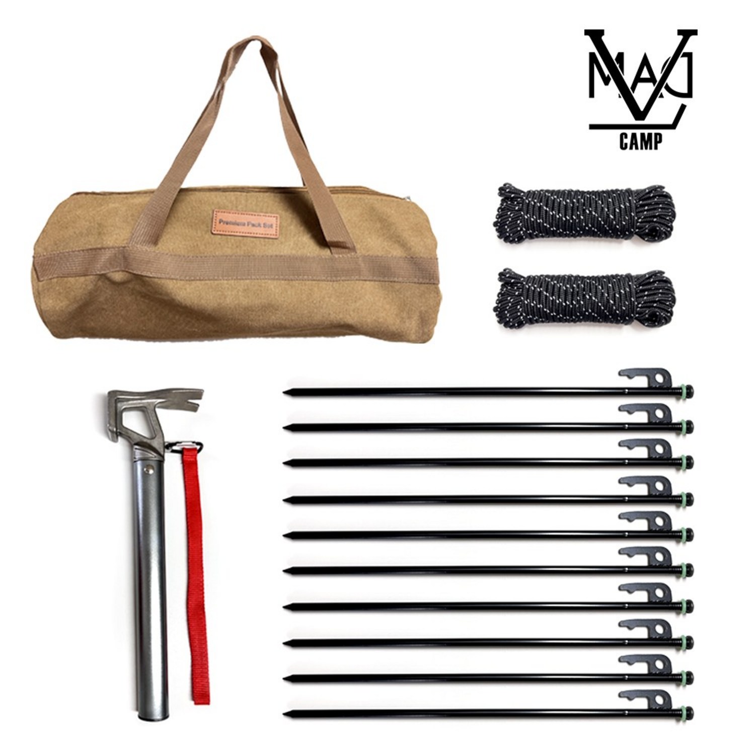 캠핑의 품격을 높이는 매드캠프 프리미엄 타프팩 텐트팩 세트