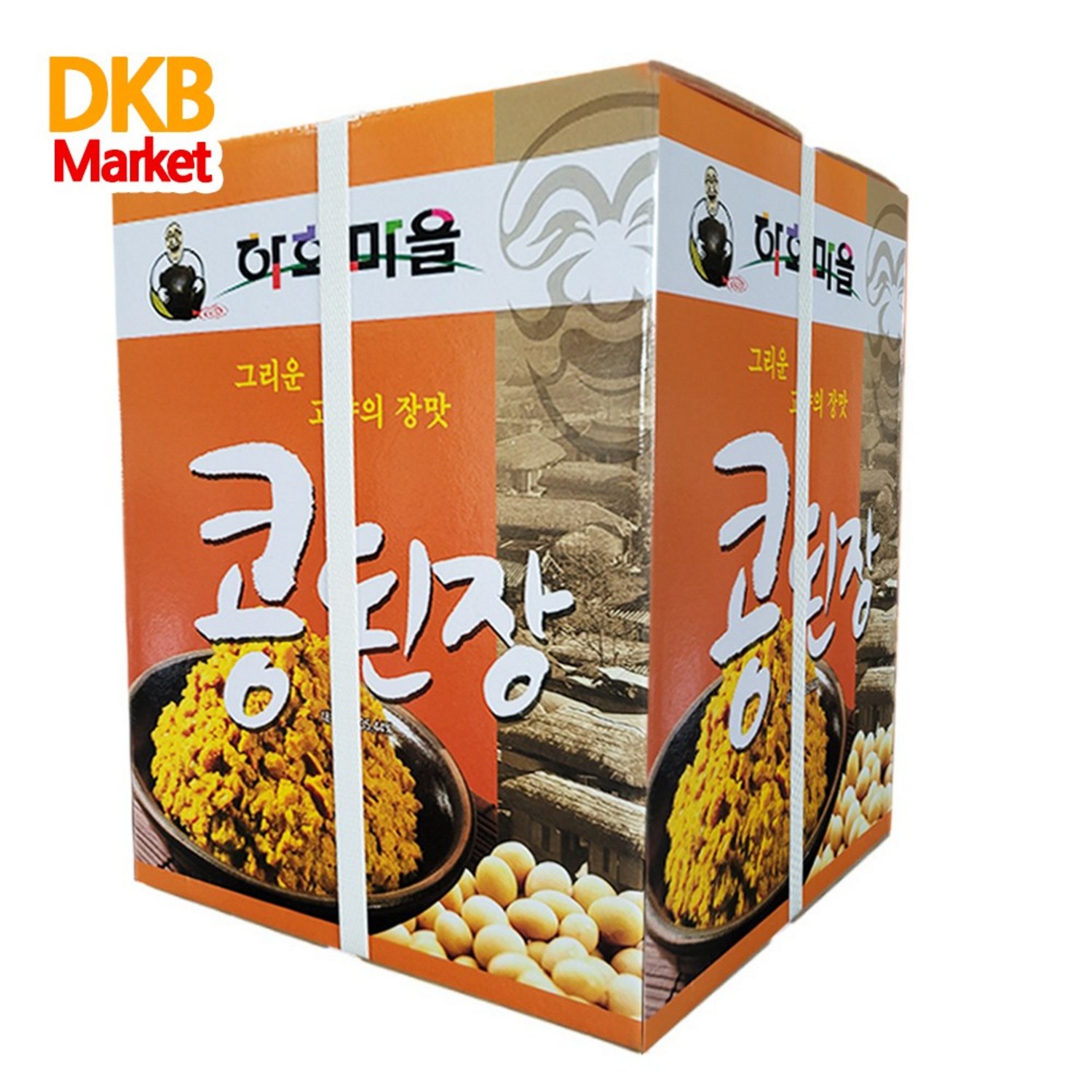 하회마을 대용량 14kg 콩된장 – 식당용 고기집찌개 전문 업소용, 1캔 합동된장