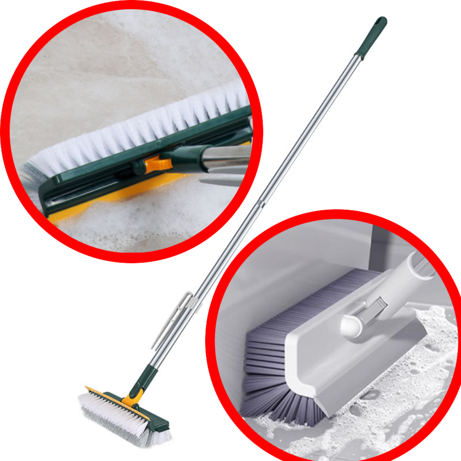 UNIFIX 업그레이드 4in1 욕실 청소솔, 청결한 일상의 동반자 욕실바닥청소 UNIFIX 업그레이드 4in1 욕실 청소솔, 청결한 일상의 동반자 욕실바닥청소