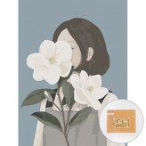꽃을 든 여인