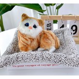 앉아 오렌지 고양이 × 1개